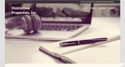 Desktop Screenshot of distinctiveproperties.biz